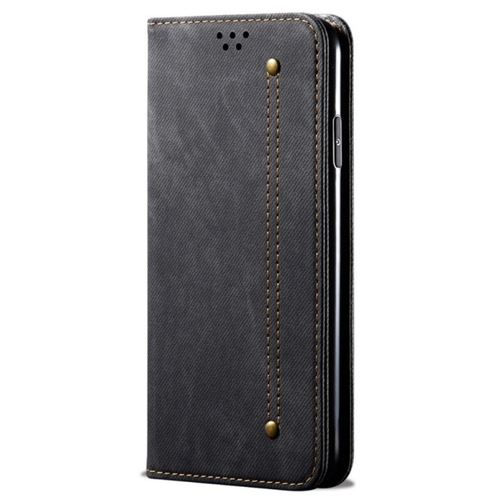 Schutzhülle Für Xiaomi Redmi 10C Flip Case Jeansstoff