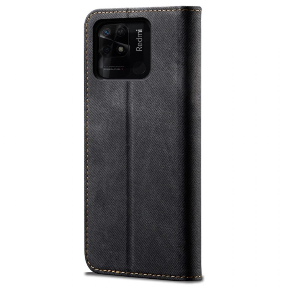 Schutzhülle Für Xiaomi Redmi 10C Flip Case Jeansstoff