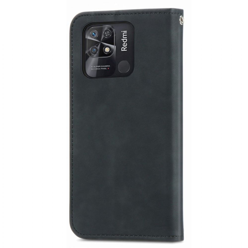 Schutzhülle Für Xiaomi Redmi 10C Flip Case Vintage-serie