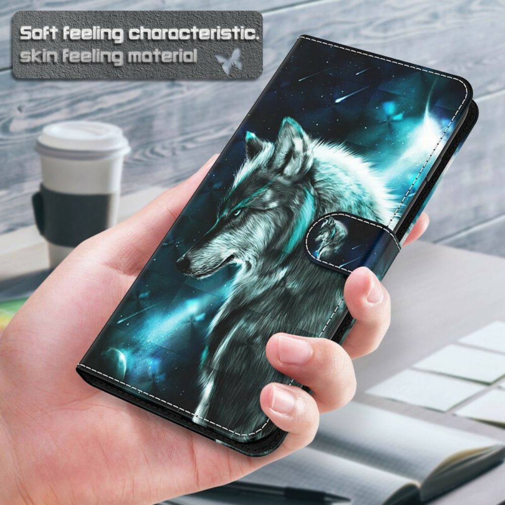 Flip Case Für Xiaomi Redmi 9T Majestätischer Wolf