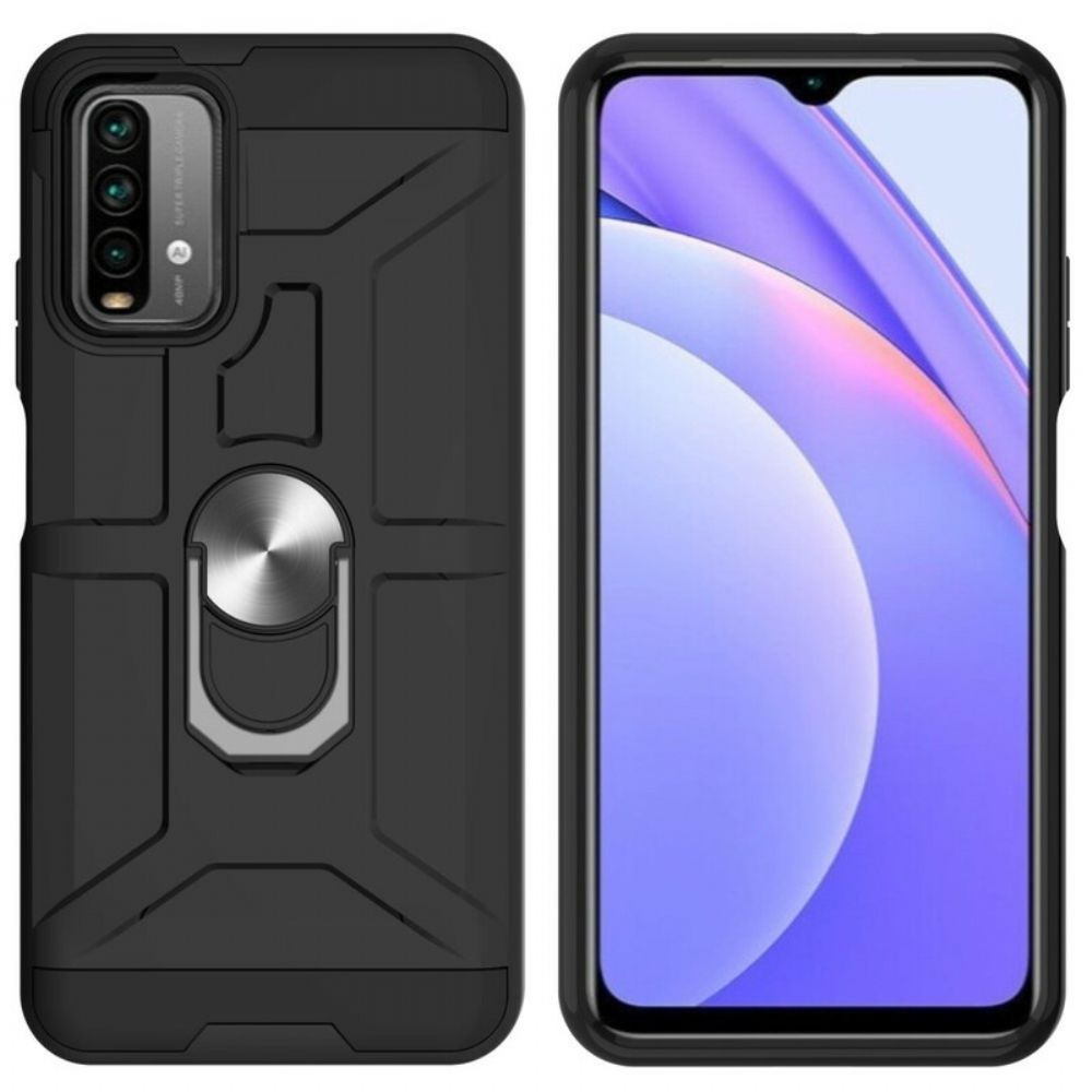 Hülle Für Xiaomi Redmi 9T Stützring Aus Metall