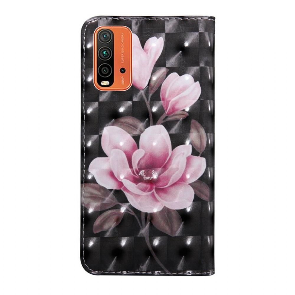 Lederhüllen Für Xiaomi Redmi 9T Blütenblumen