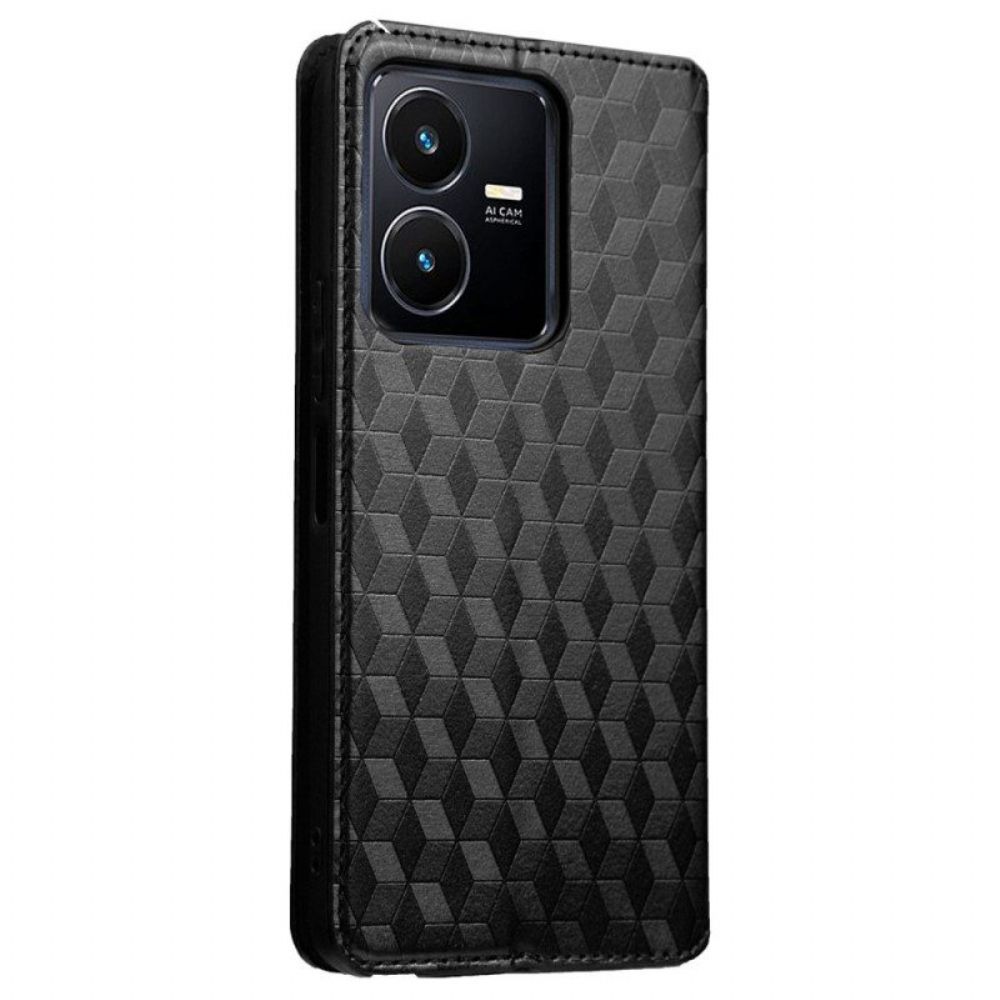 Schutzhülle Für Vivo Y35 Flip Case 3d-textur