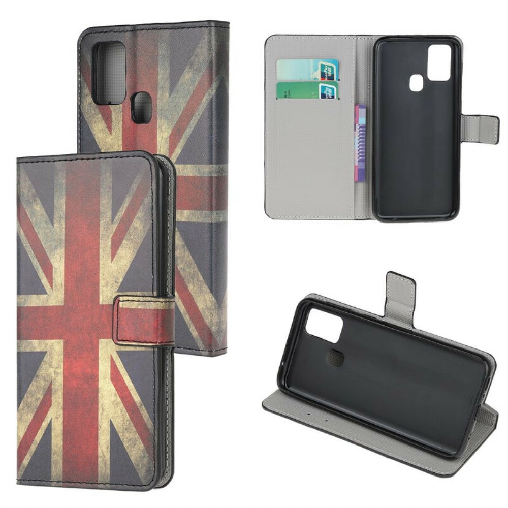 Flip Case Für OnePlus Nord N10 England-flagge