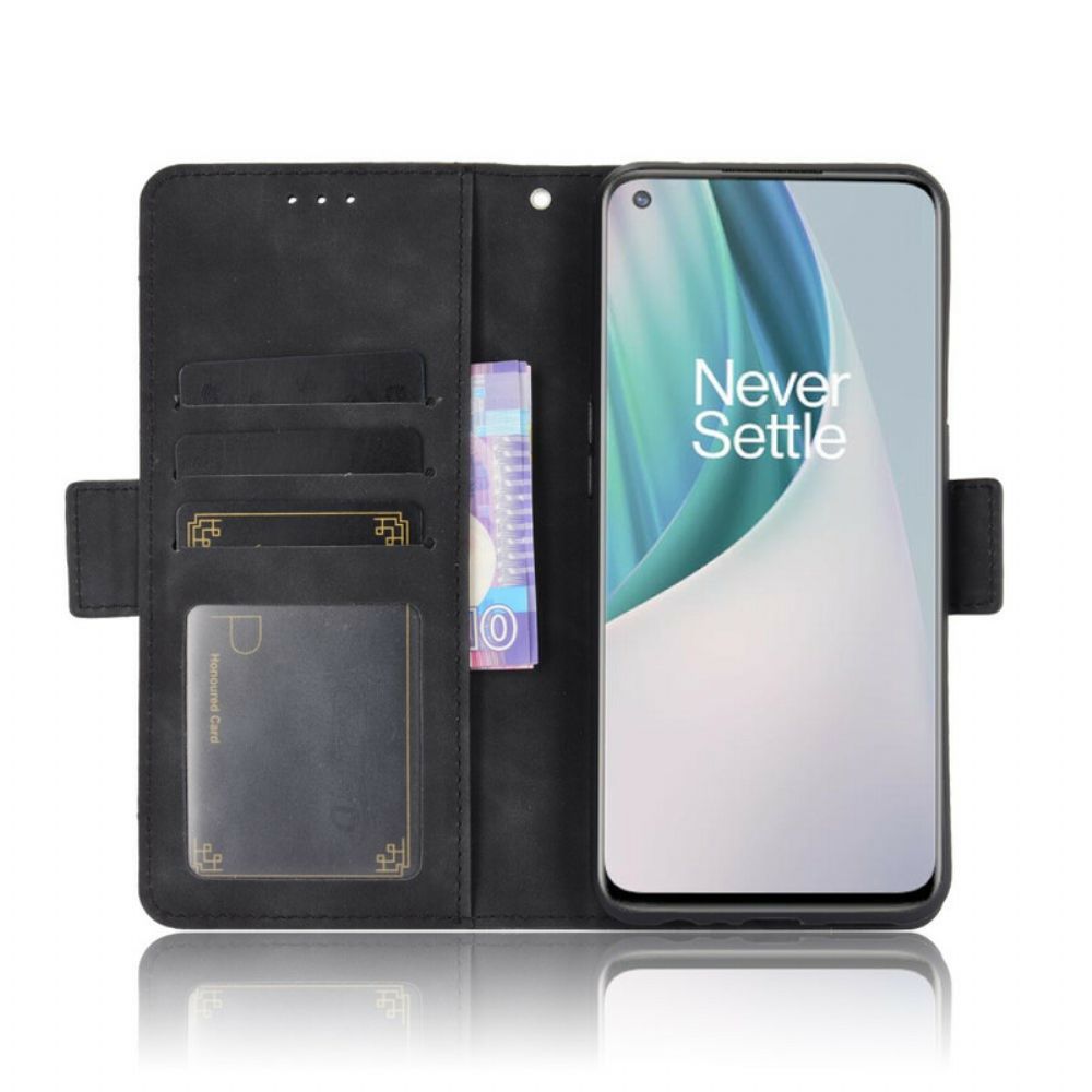 Flip Case Für OnePlus Nord N10 Erstklassige Multi-karte