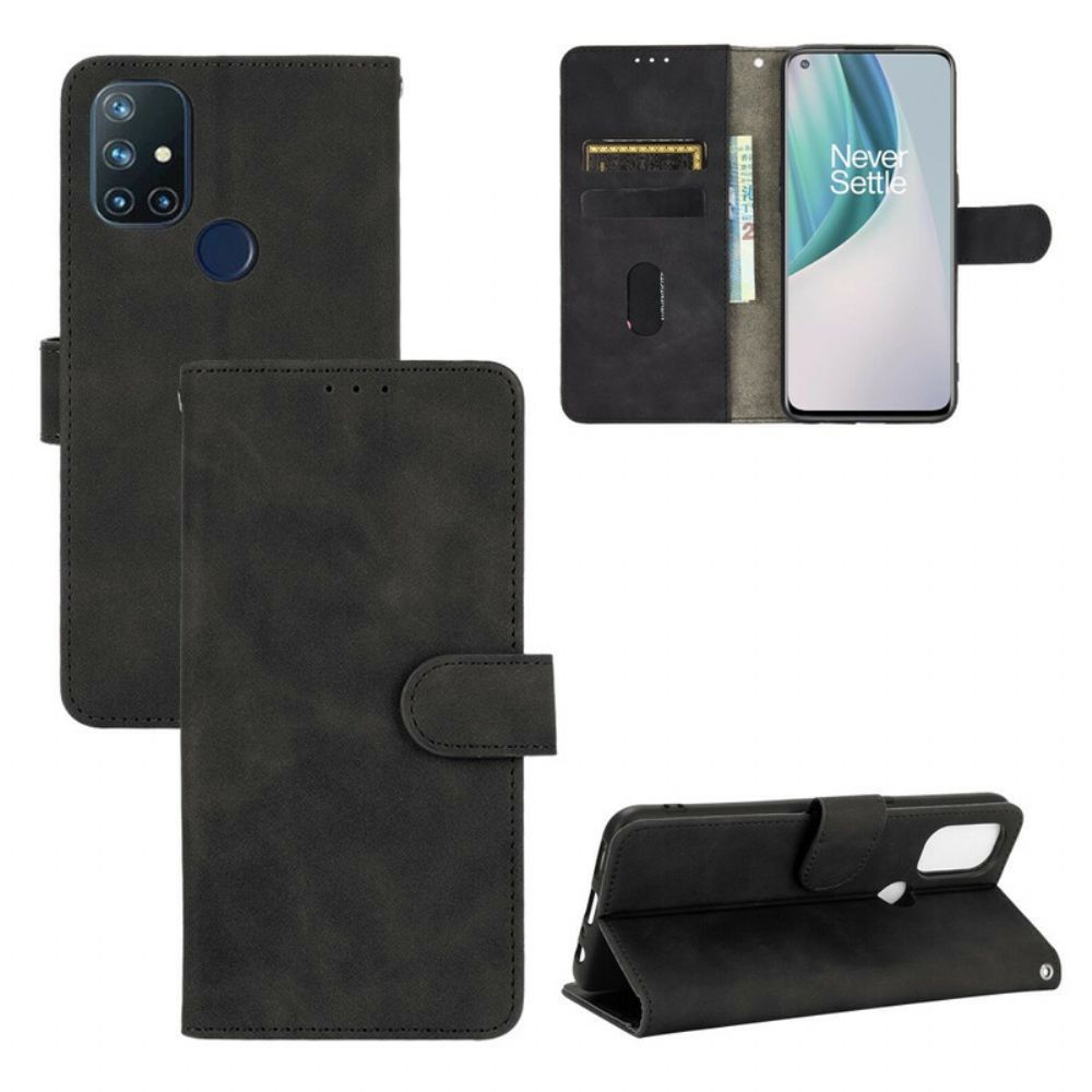 Flip Case Für OnePlus Nord N10 Hautberührung