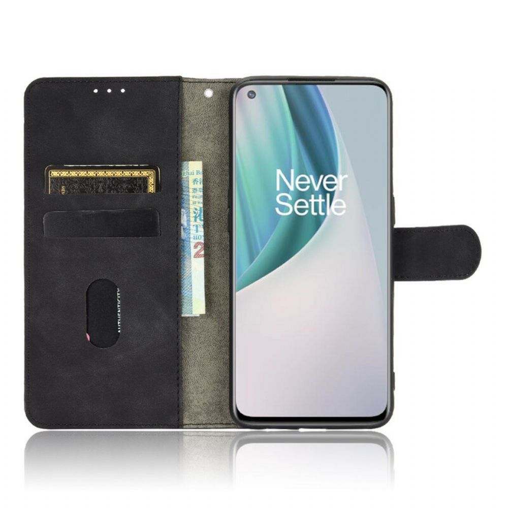 Flip Case Für OnePlus Nord N10 Hautberührung