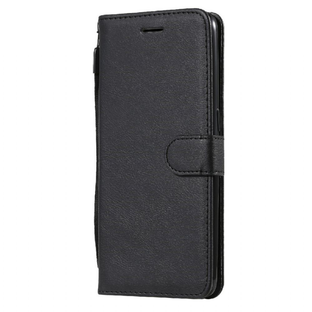 Flip Case Für OnePlus Nord N10 Mit Kordel Armband Lederoptik