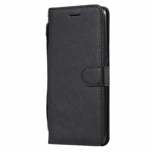 Flip Case Für OnePlus Nord N10 Mit Kordel Armband Lederoptik