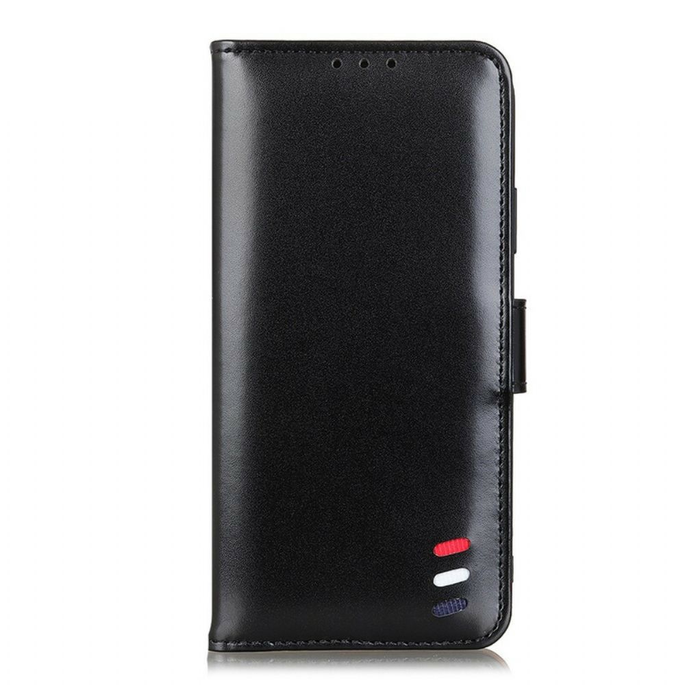 Flip Case Für OnePlus Nord N10 Tricolor Lederoptik