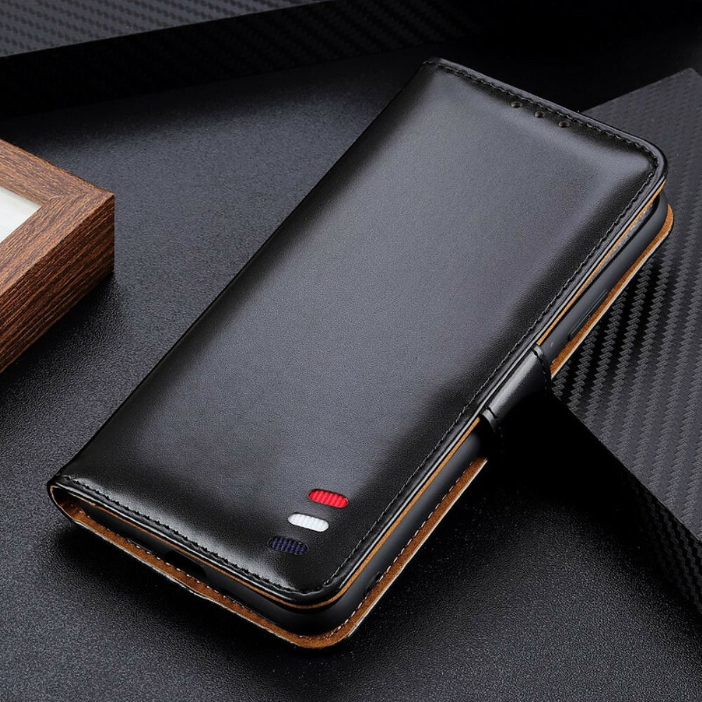 Flip Case Für OnePlus Nord N10 Tricolor Lederoptik