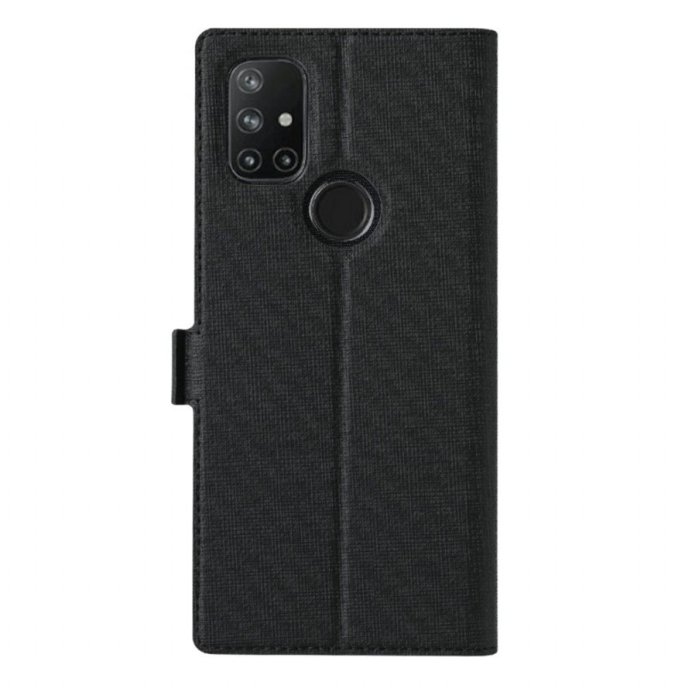 Flip Case Für OnePlus Nord N10 Vili Dmx Texturiert