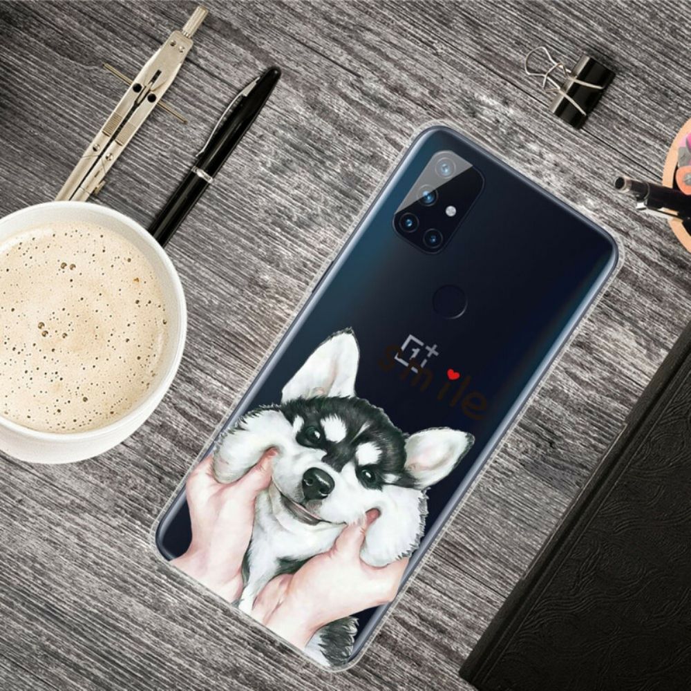 Handyhülle Für OnePlus Nord N10 Lächle Hund