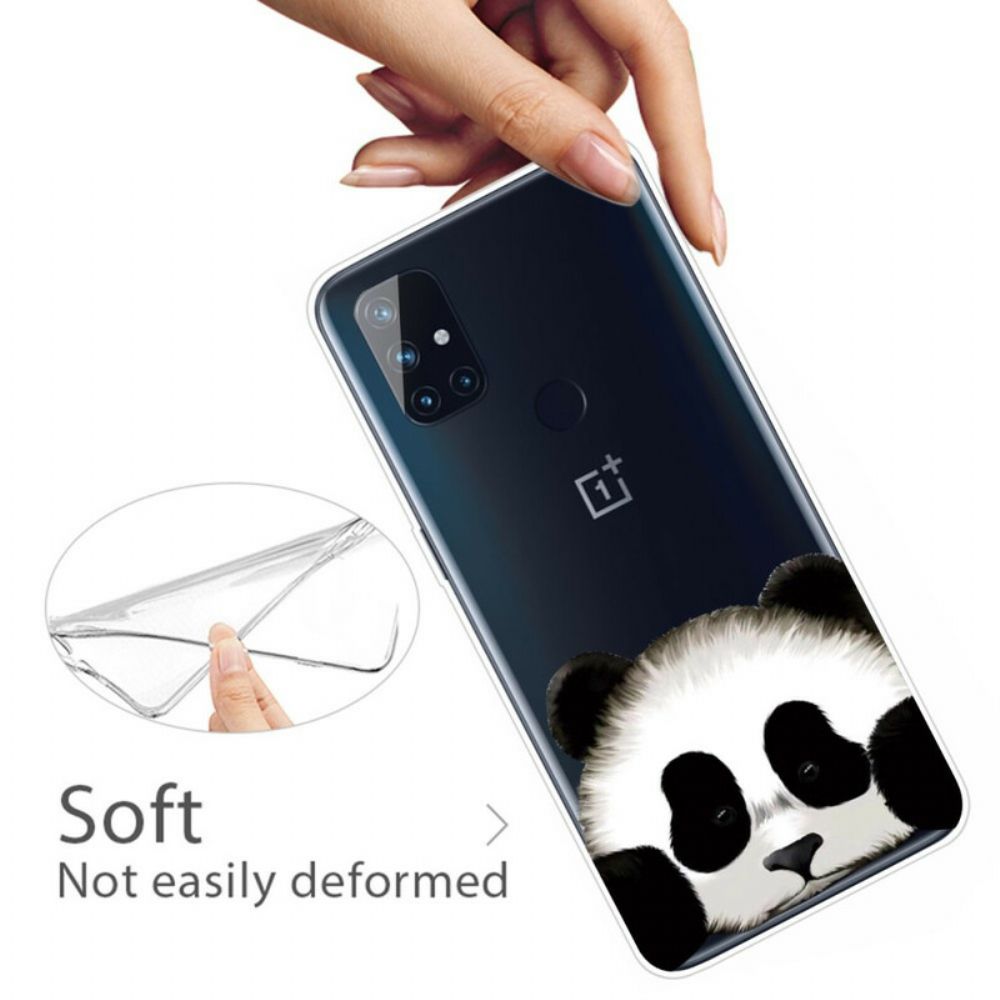 Handyhülle Für OnePlus Nord N10 Transparenter Panda