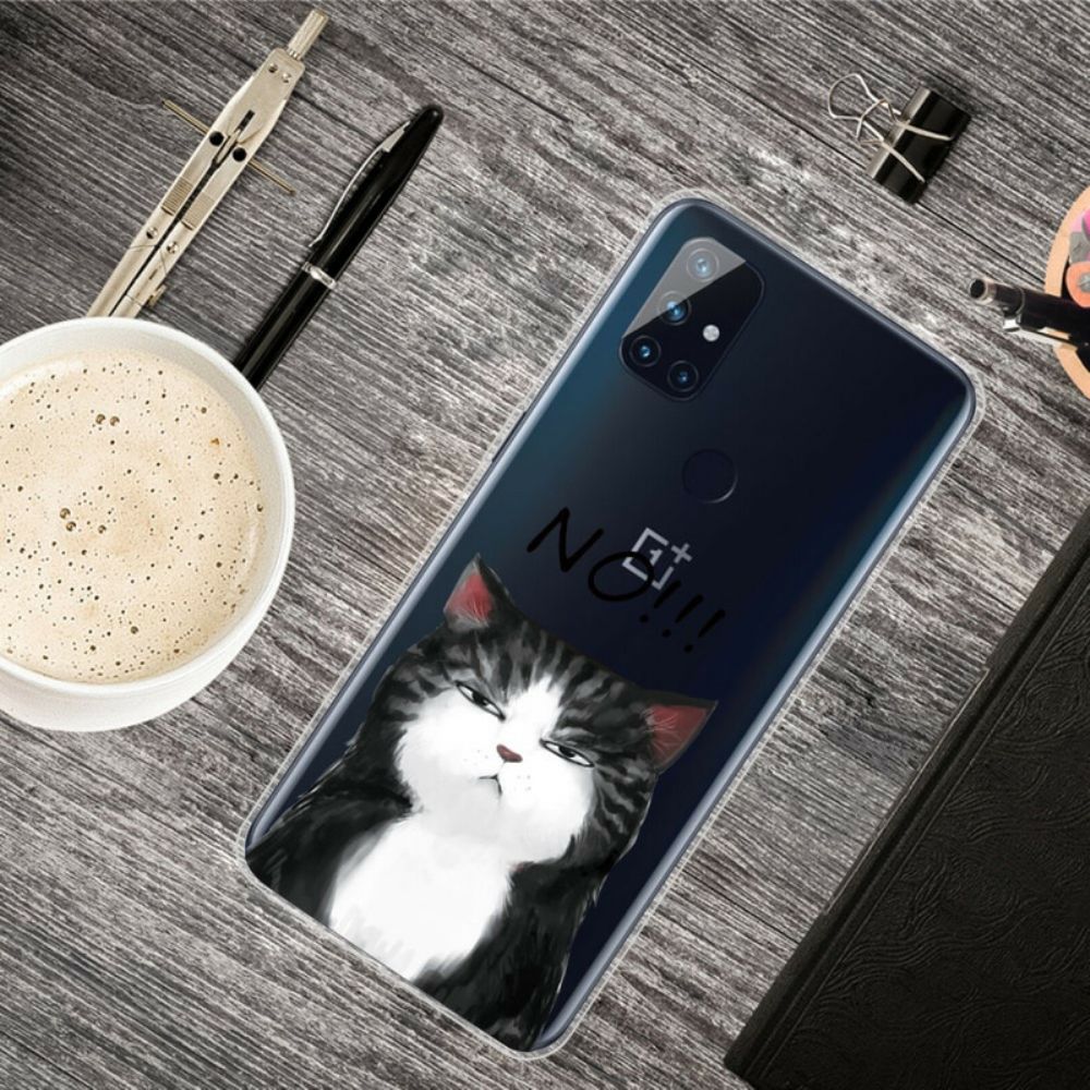 Hülle Für OnePlus Nord N10 Die Katze Die Nein Sagt