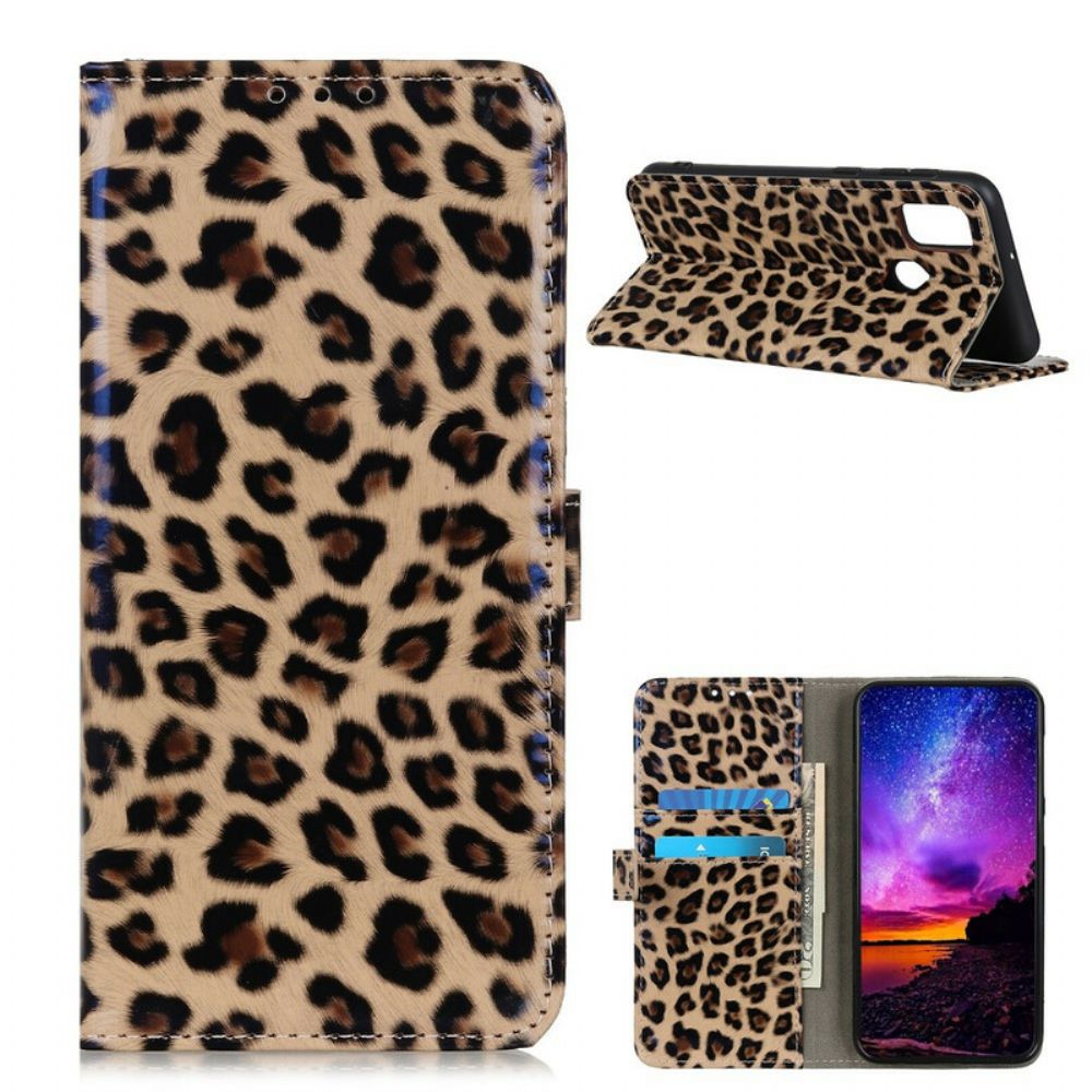 Lederhüllen Für OnePlus Nord N10 Leopard