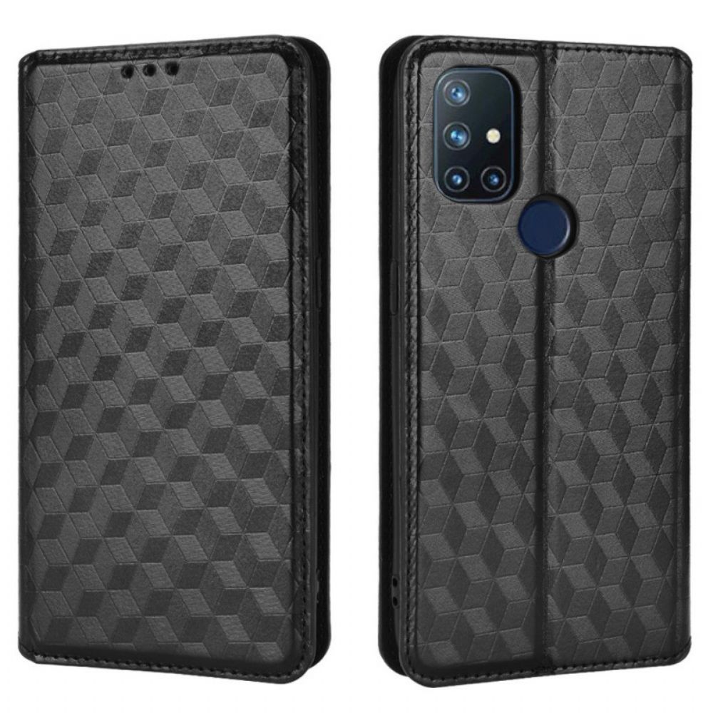 Schutzhülle Für OnePlus Nord N10 Flip Case Diamant-leder-effekt