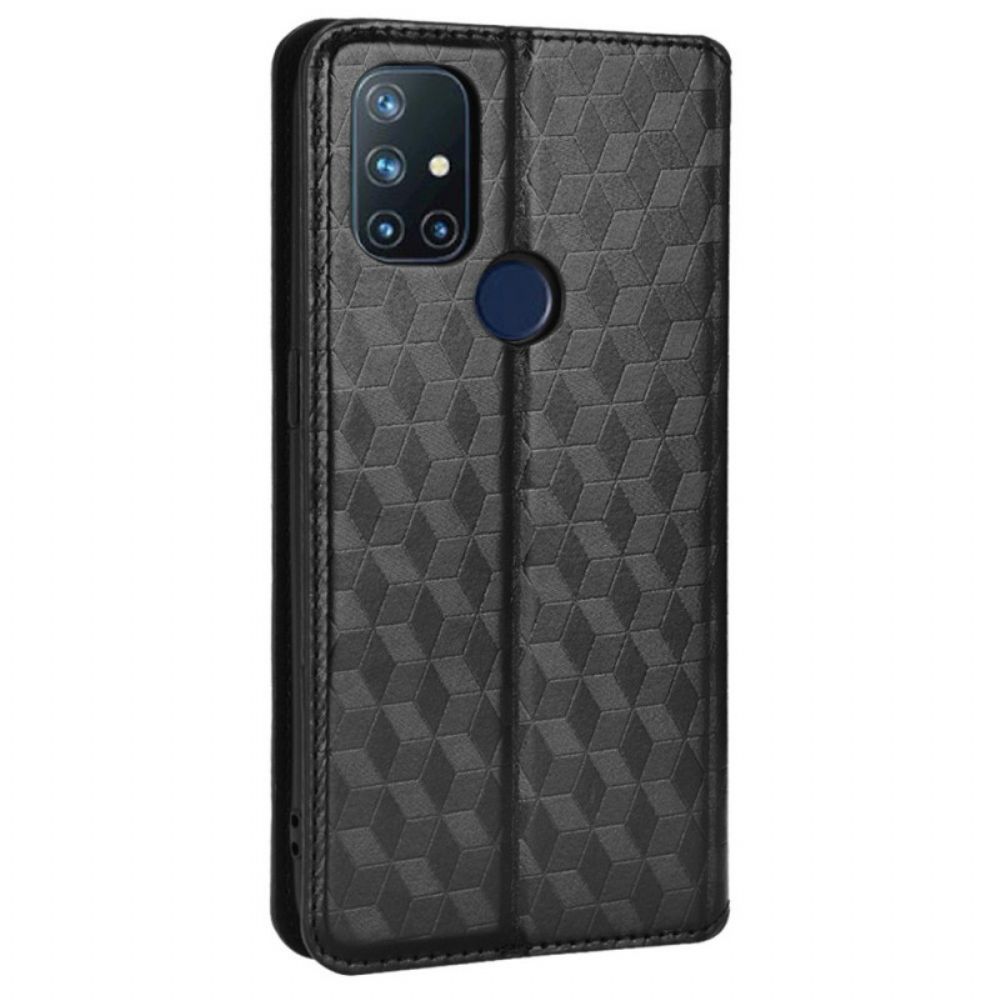 Schutzhülle Für OnePlus Nord N10 Flip Case Diamant-leder-effekt