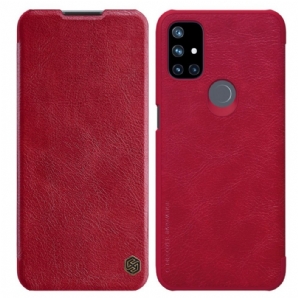 Schutzhülle Für OnePlus Nord N10 Flip Case Nillkin Qin-serie