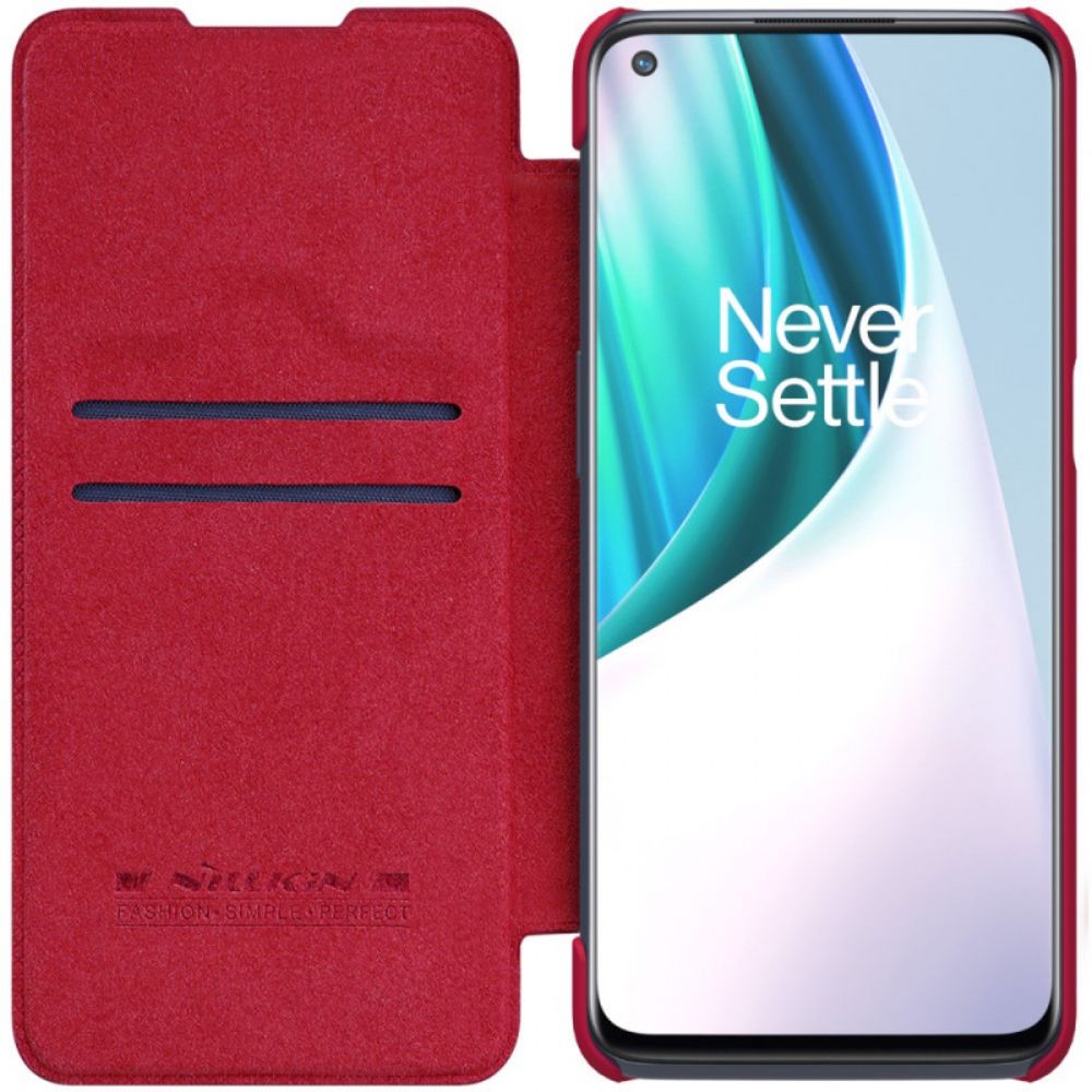 Schutzhülle Für OnePlus Nord N10 Flip Case Nillkin Qin-serie