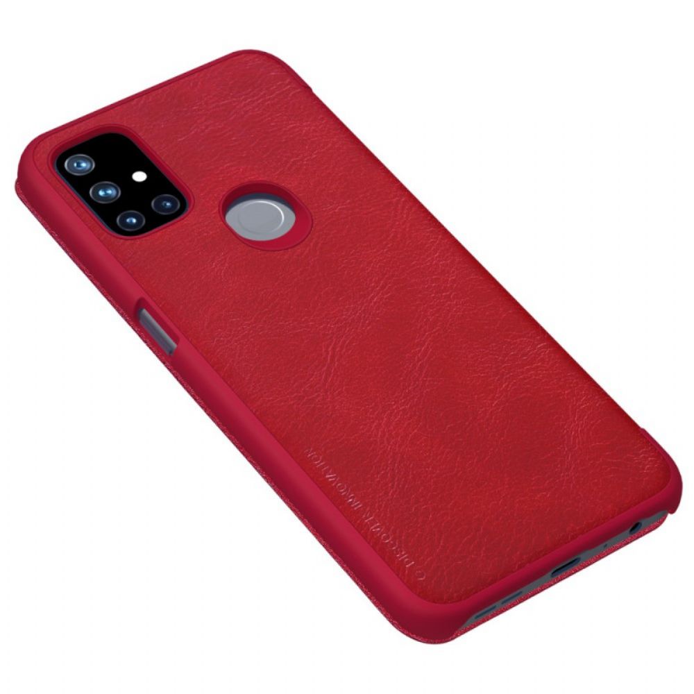 Schutzhülle Für OnePlus Nord N10 Flip Case Nillkin Qin-serie