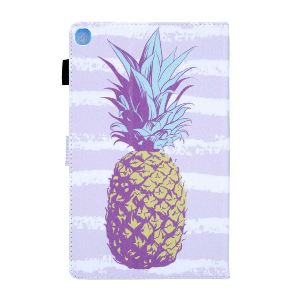 Flip Case Für Samsung Galaxy Tab A 8" (2024) Ananas