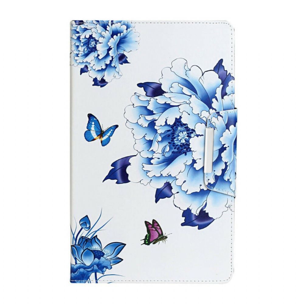 Flip Case Für Samsung Galaxy Tab A 8" (2024) Blumendekor