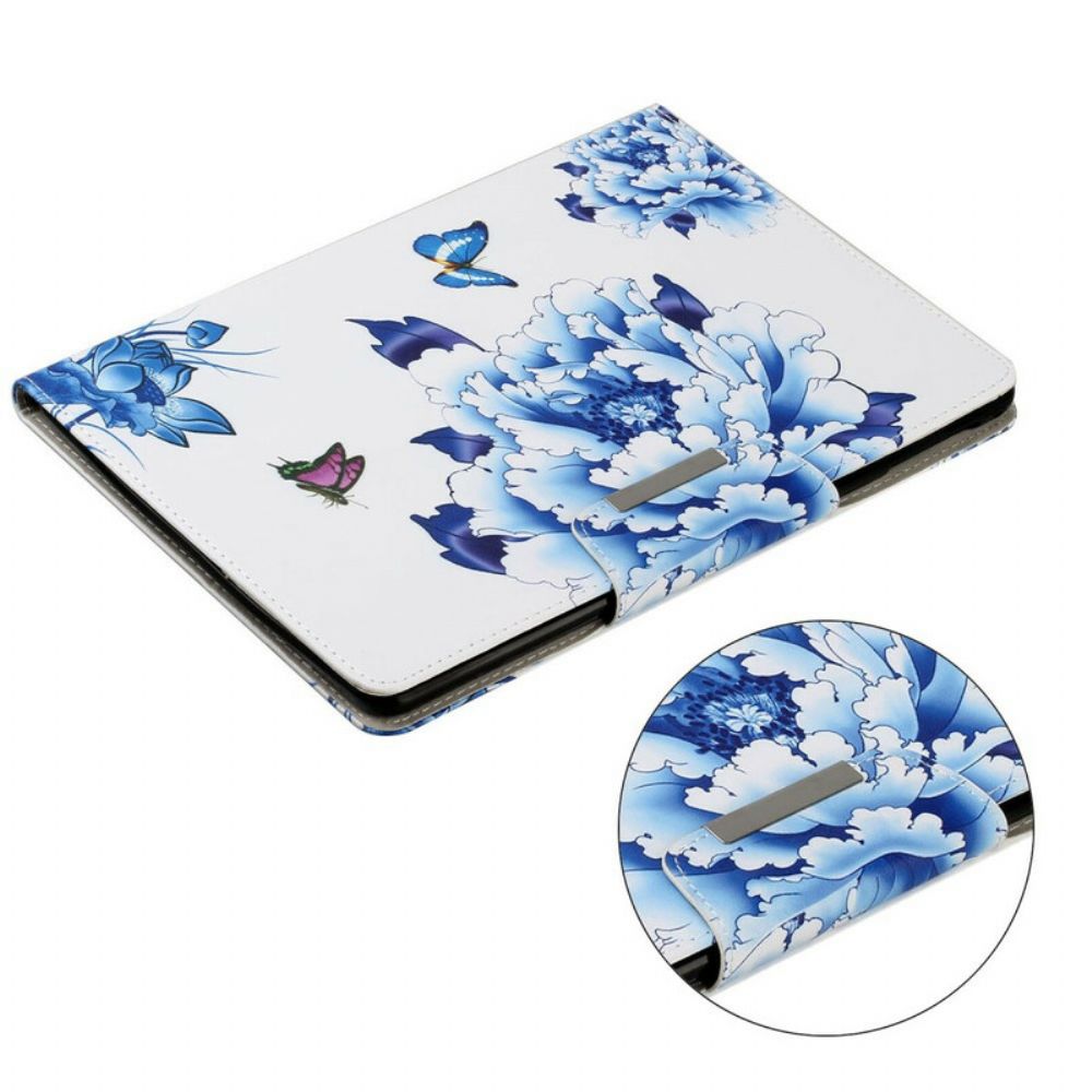 Flip Case Für Samsung Galaxy Tab A 8" (2024) Blumendekor