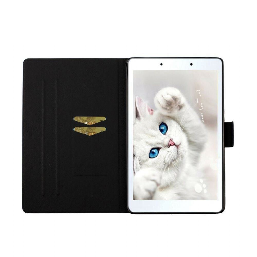 Flip Case Für Samsung Galaxy Tab A 8" (2024) Blumenset