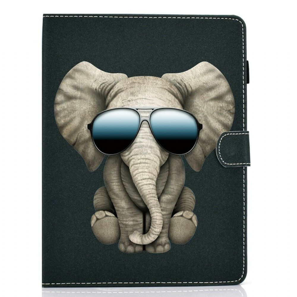 Flip Case Für Samsung Galaxy Tab A 8" (2024) Cooler Elefant