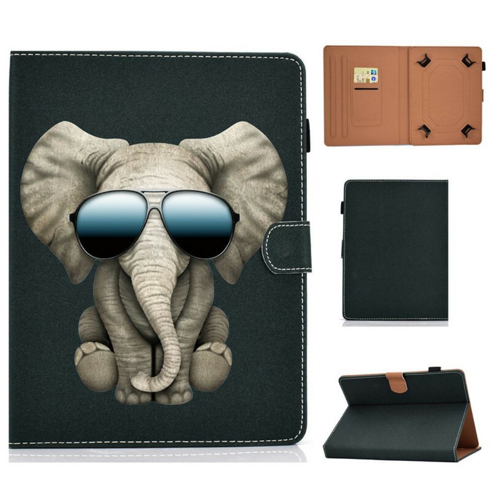 Flip Case Für Samsung Galaxy Tab A 8" (2024) Cooler Elefant