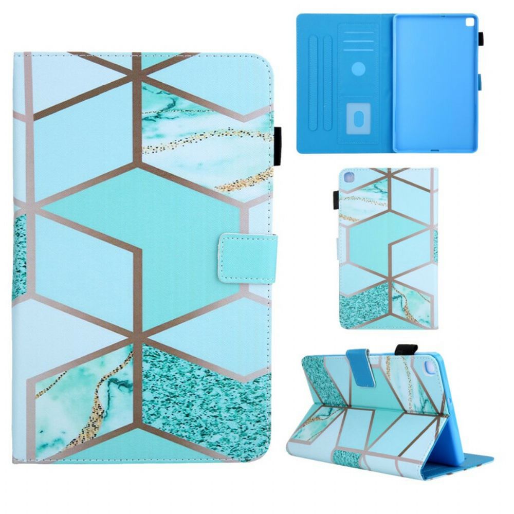 Flip Case Für Samsung Galaxy Tab A 8" (2024) Geometrisches Muster