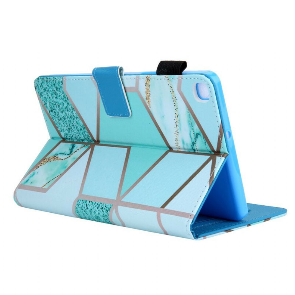 Flip Case Für Samsung Galaxy Tab A 8" (2024) Geometrisches Muster