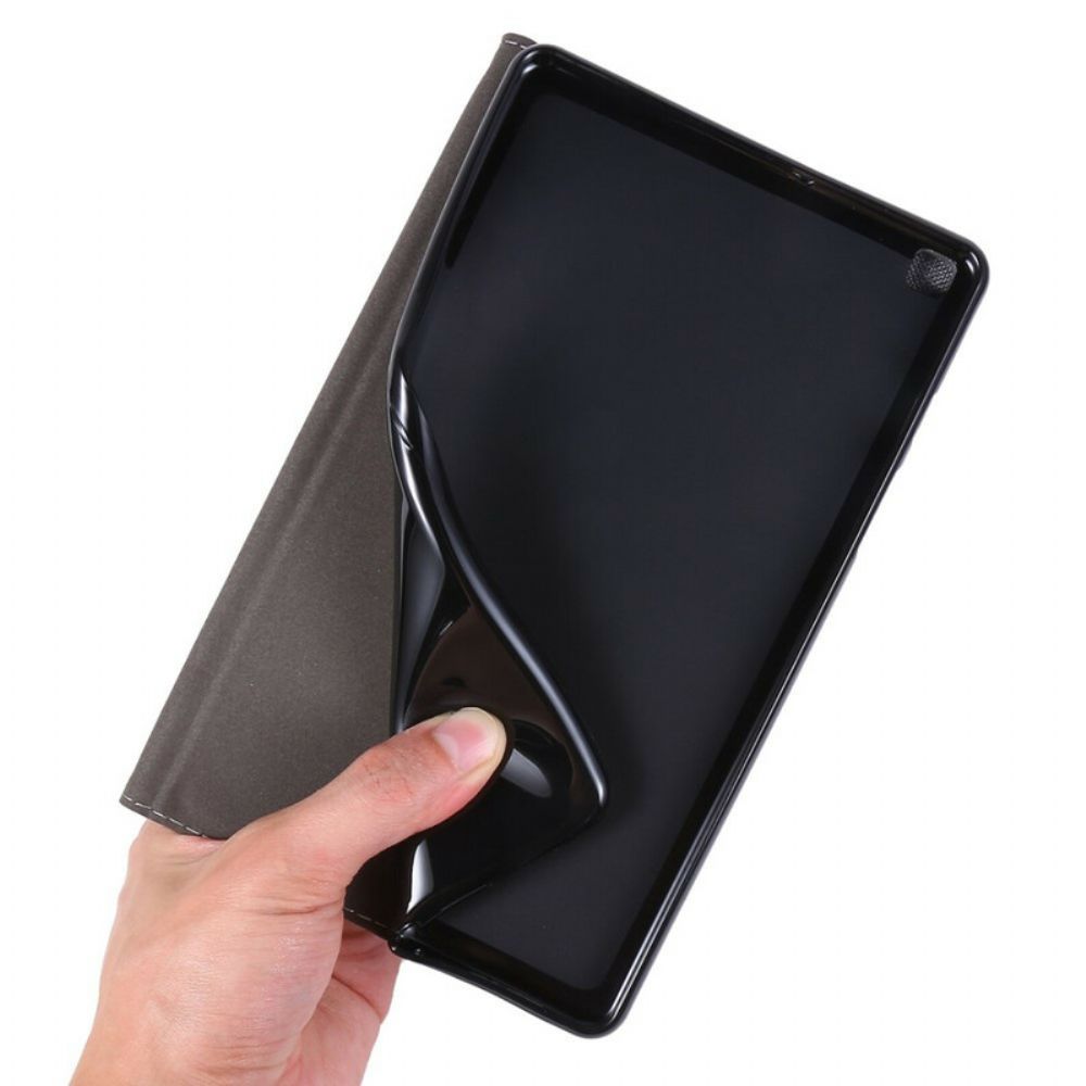 Flip Case Für Samsung Galaxy Tab A 8" (2024) Gewebte Textur