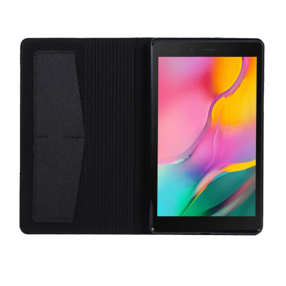 Flip Case Für Samsung Galaxy Tab A 8" (2024) Gewebte Textur