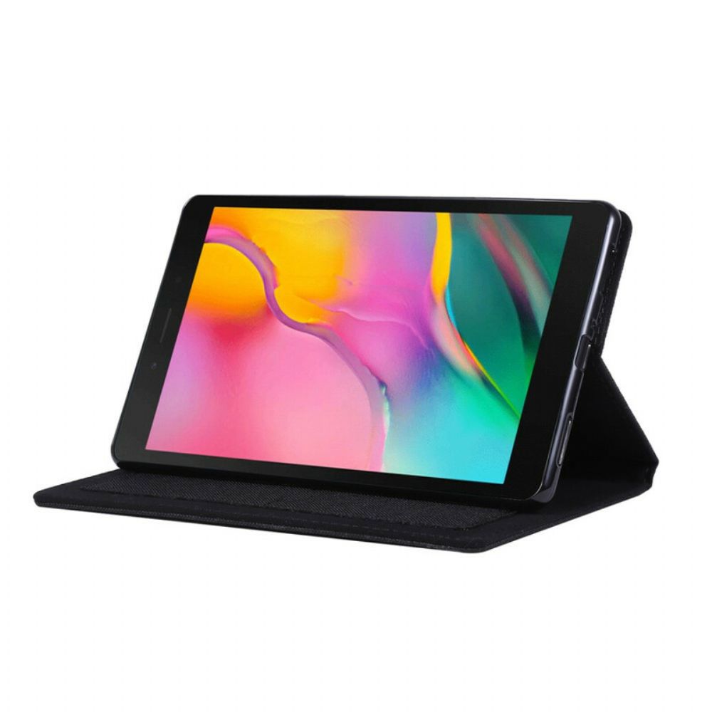 Flip Case Für Samsung Galaxy Tab A 8" (2024) Gewebte Textur