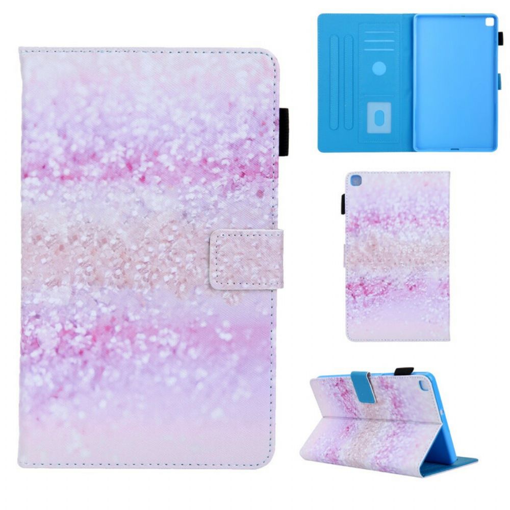 Flip Case Für Samsung Galaxy Tab A 8" (2024) Glänzende Pailletten