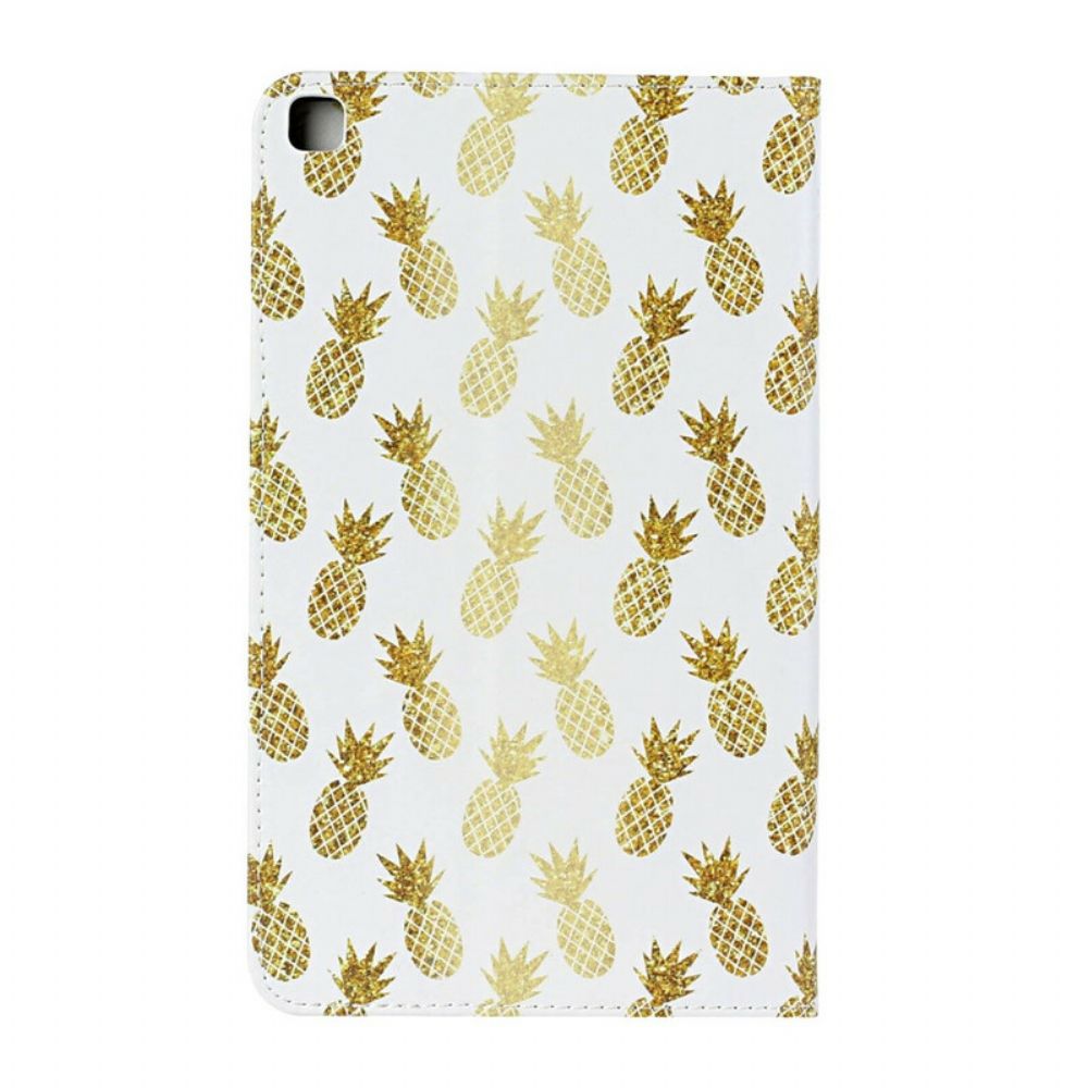 Flip Case Für Samsung Galaxy Tab A 8" (2024) Goldene Ananas