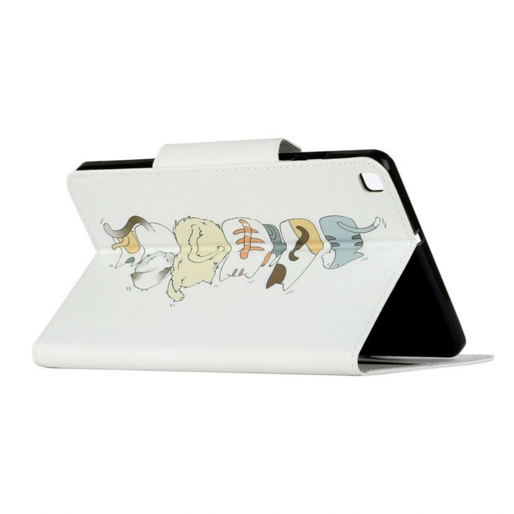 Flip Case Für Samsung Galaxy Tab A 8" (2024) Katzenfreunde