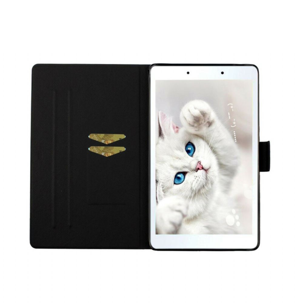 Flip Case Für Samsung Galaxy Tab A 8" (2024) Marmormuster