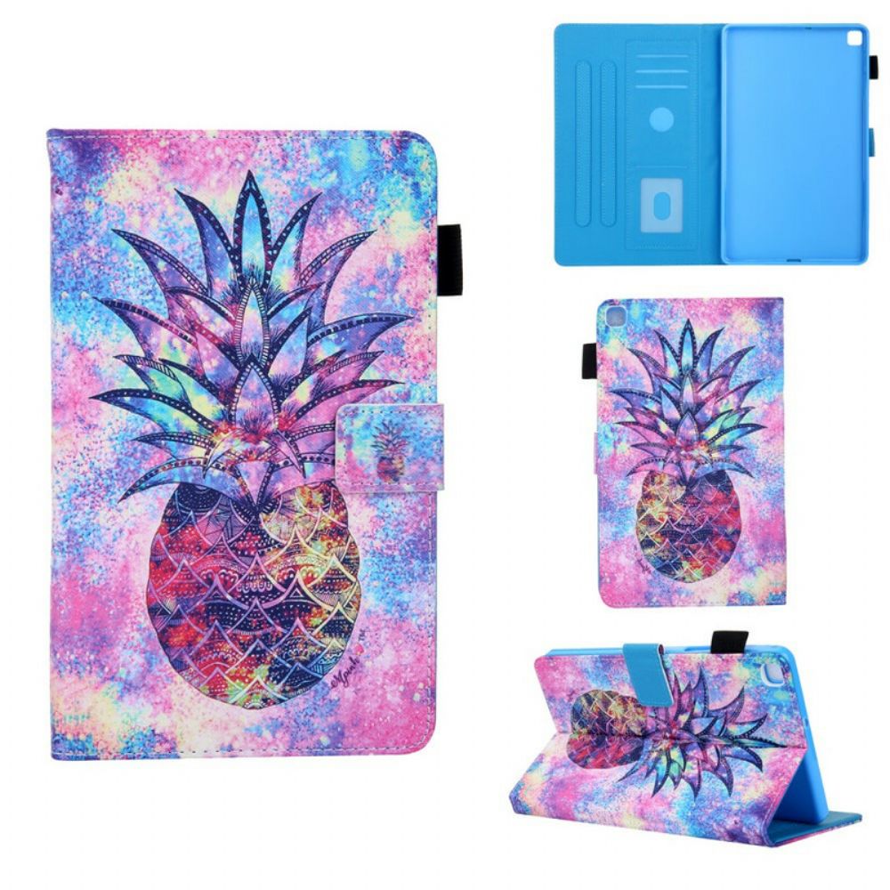 Flip Case Für Samsung Galaxy Tab A 8" (2024) Mehrfarbige Ananas