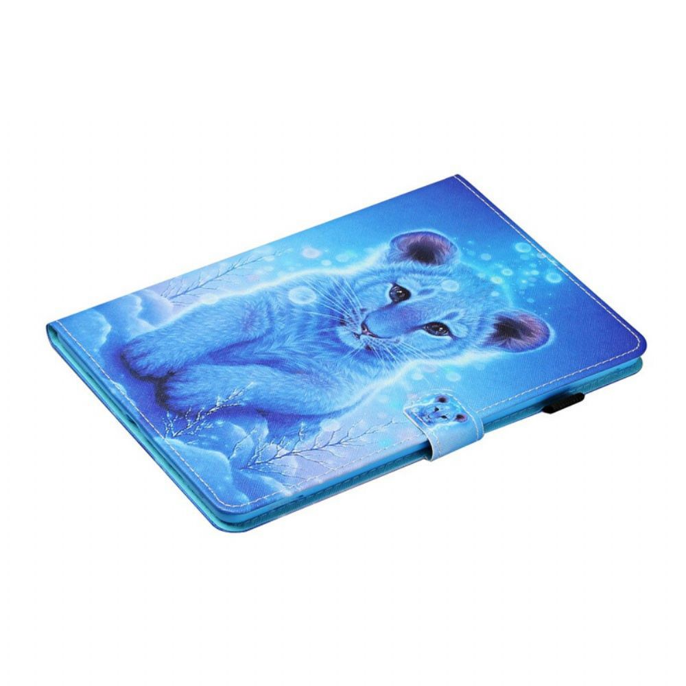 Flip Case Für Samsung Galaxy Tab A 8" (2024) Schneetiger