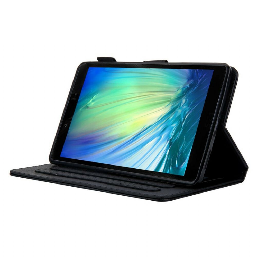 Flip Case Für Samsung Galaxy Tab A 8" (2024) Teppichtextur