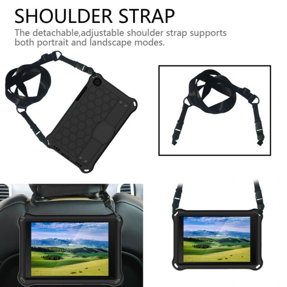 Handyhülle Für Samsung Galaxy Tab A 8" (2024) Eva-strap-support Und Schultergurt