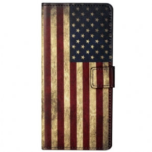 Flip Case Für Google Pixel 6A Amerikanische Flagge