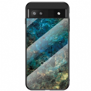 Hülle Für Google Pixel 6A Hartglas Aus Marmor