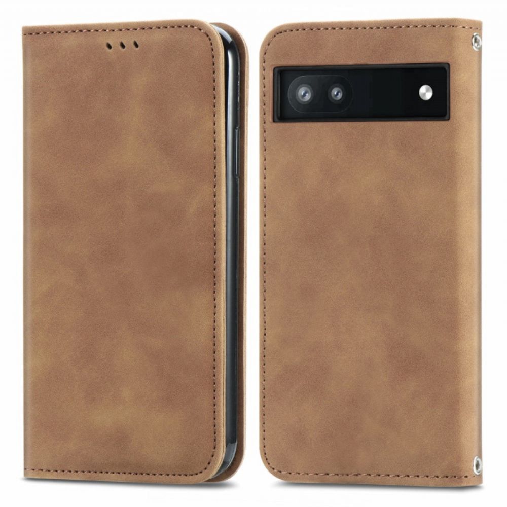 Schutzhülle Für Google Pixel 6A Flip Case Vintage-serie