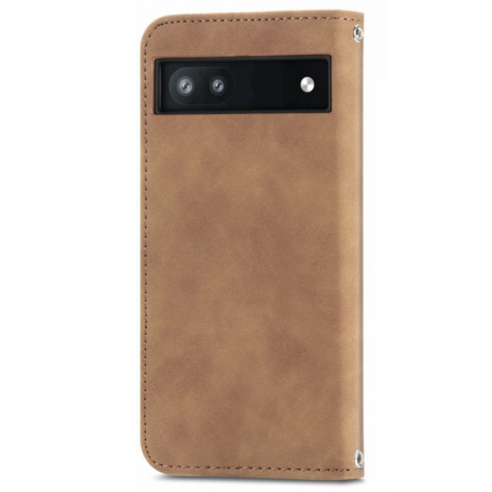 Schutzhülle Für Google Pixel 6A Flip Case Vintage-serie