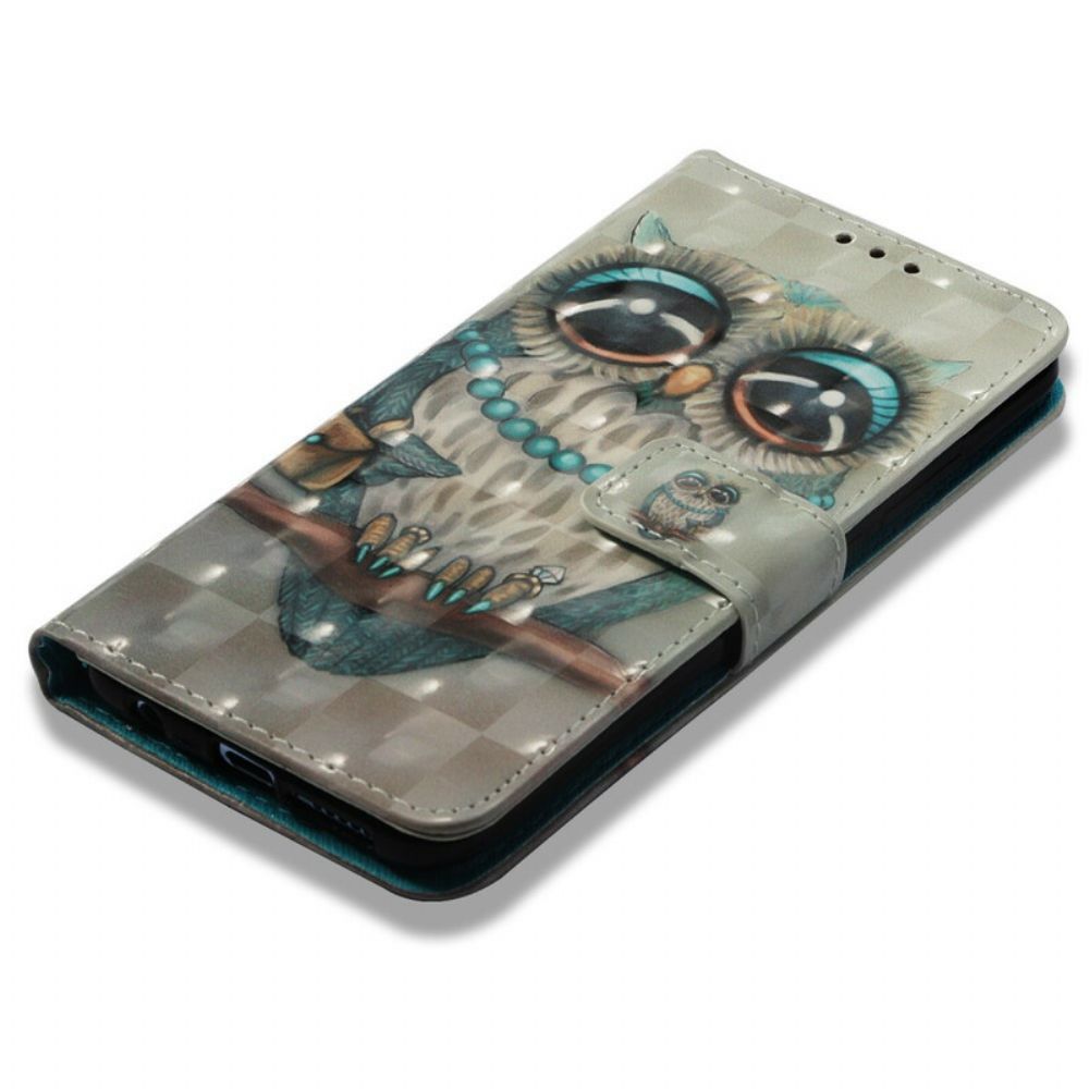 Flip Case Für Honor 10 Fräulein Eule