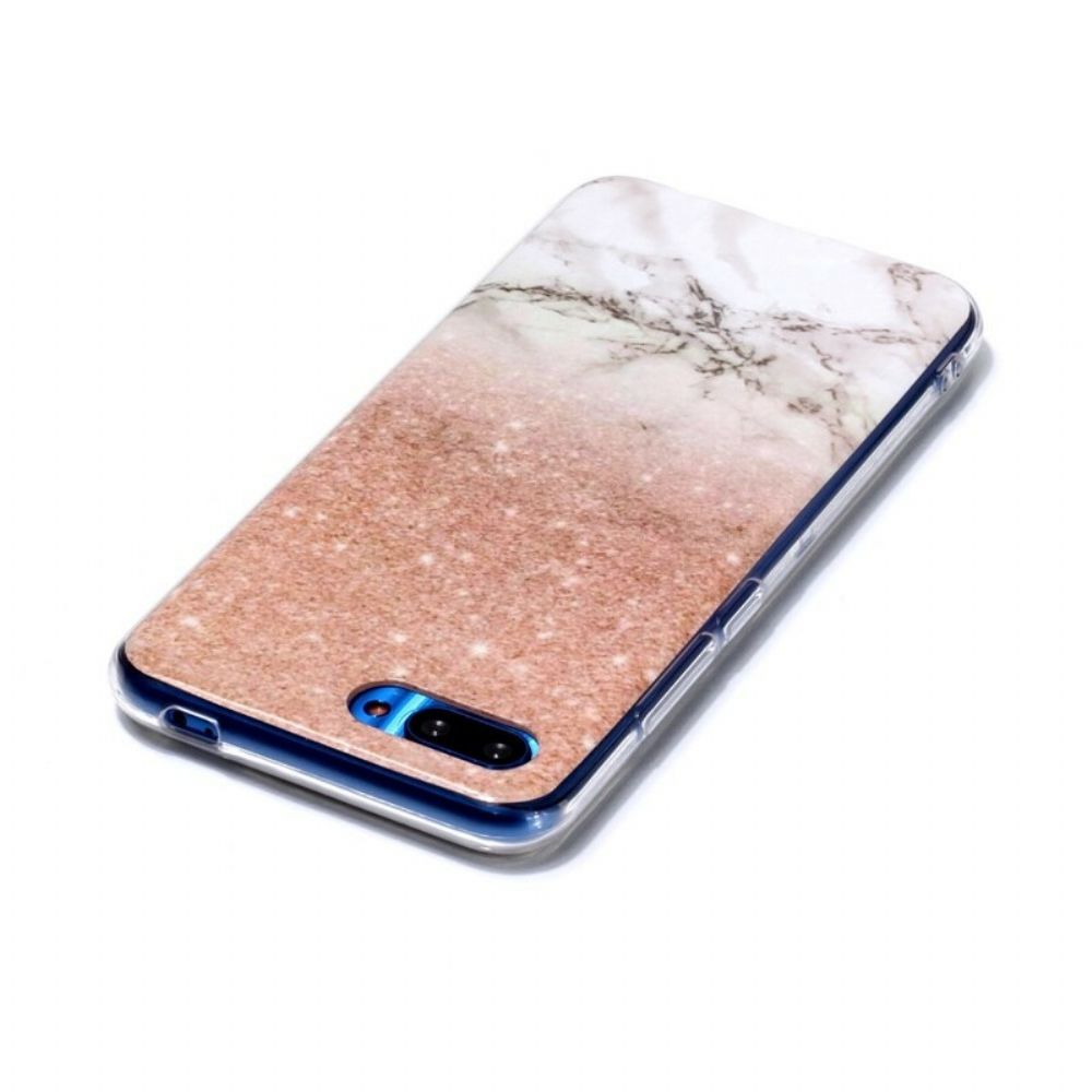 Handyhülle Für Honor 10 Glitzermarmor